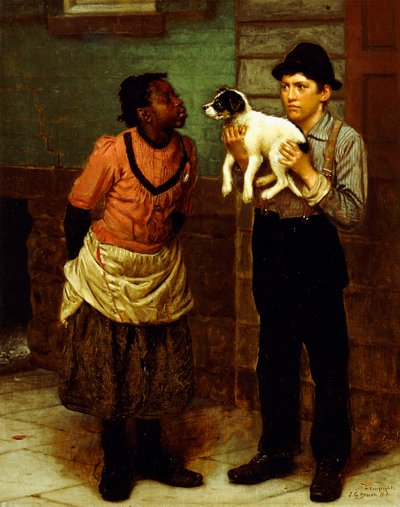 Der neue Welpe von John George Brown