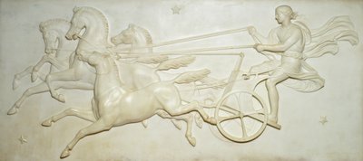 Relief von Phaeton, der den Sonnenwagen lenkt (Marmor) von John Gibson