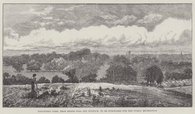 Brockwell Park, in der Nähe von Herne Hill und Dulwich, zum Kauf für die öffentliche Erholung von John Gilbert