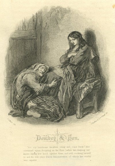 Dombey und Sohn: Alice Brown und ihre Mutter von John Gilbert