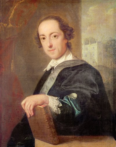 Porträt von Horatio Walpole, 4. Earl of Oxford, 1754 von John Giles Eckhardt