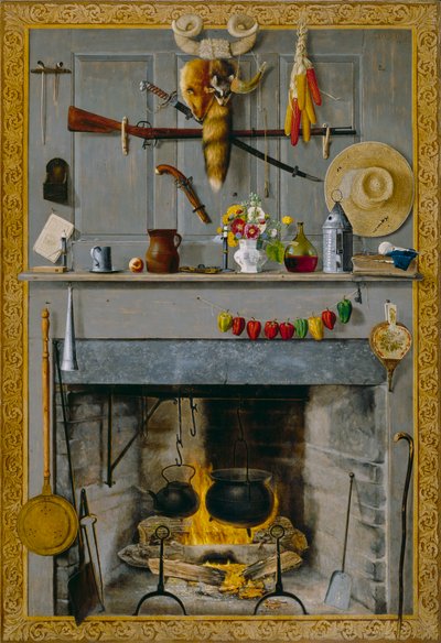 Großmutters Herdstein, 1890 von John Haberle