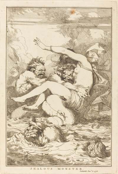 Eifersüchtiges Monster von John Hamilton Mortimer