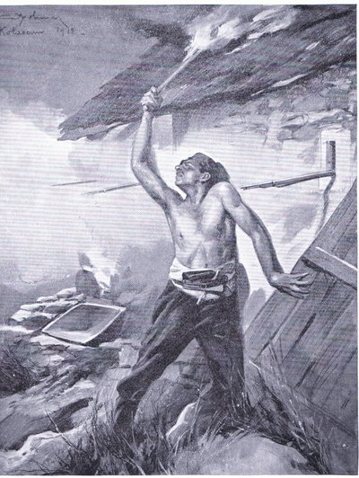 Ein Grenzvorfall aus dem Balkankrieg 1912, aus Hutchinson