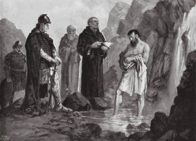 Taufe von Boris I., 864 von John Harris Valda