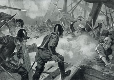 Die Schlacht von Lepanto von John Harris Valda