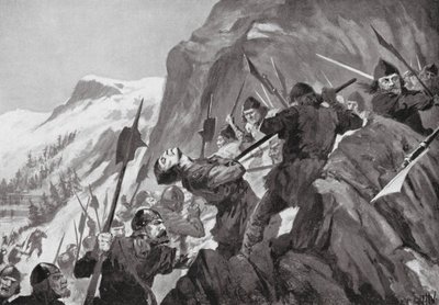 Die Schlacht von Morgarten von John Harris Valda