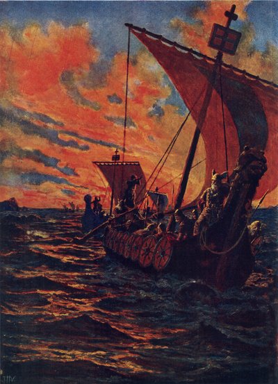 Die Rückkehr der Wikinger von John Harris Valda