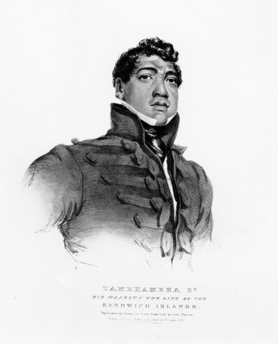 Tamehameha II, Seine Majestät der König der Sandwichinseln, 1824 von John Hayter