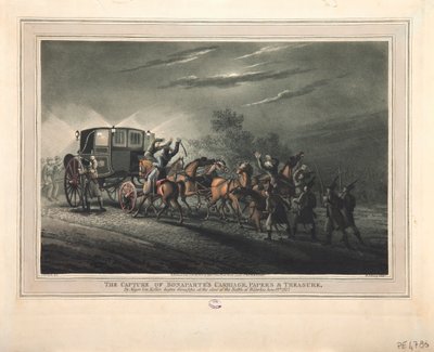 Die Eroberung von Bonapartes Kutsche, Papiere und Schatz durch Major Von Keller von John Heaviside Clark