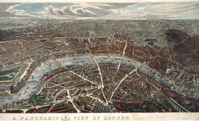 Panoramablick auf London von John Henry Banks