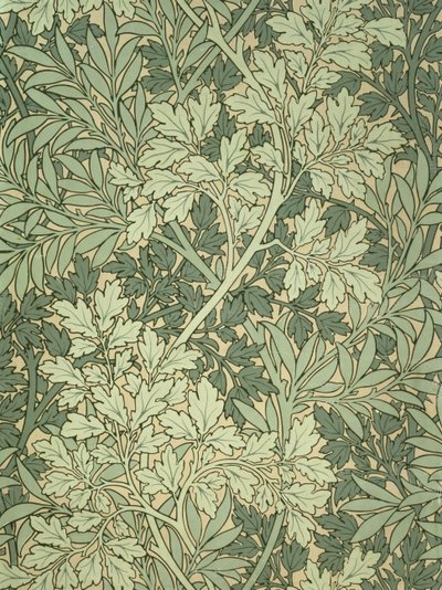 Laubtapete, entworfen von John Henry Dearle für Morris and Company von John Henry Dearle