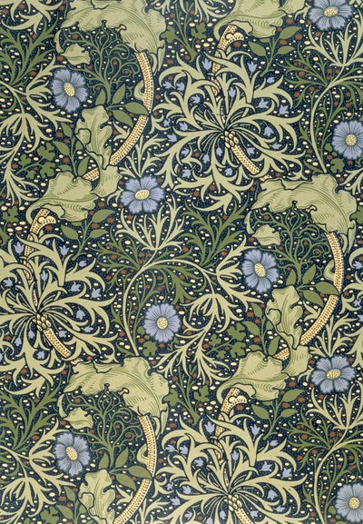 Seetang-Tapete, entworfen von John Henry Dearle (1860-1932) für Morris and Company, 1901 von John Henry Dearle