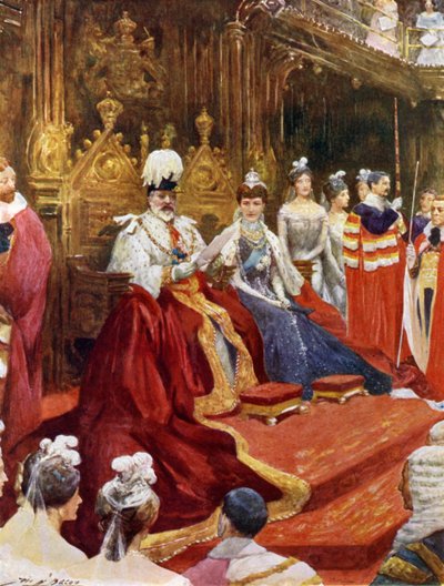 Der König eröffnet das Parlament von John Henry Frederick (after) Bacon