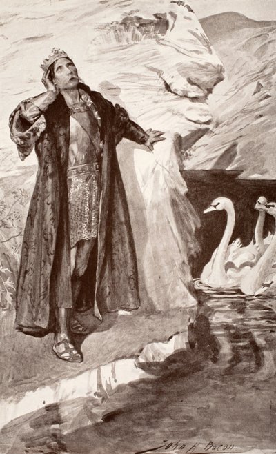 Ler und die Schwäne, Illustration aus 