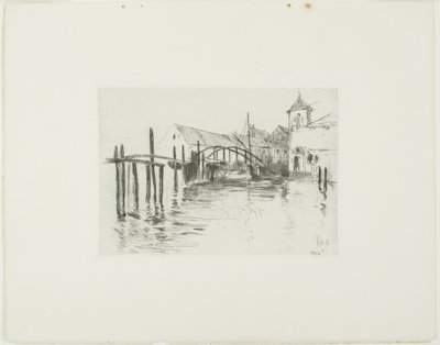 Dock in Newport von John Henry Twachtman