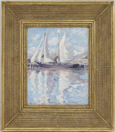 Segel trocknen, ca. 1900 von John Henry Twachtman