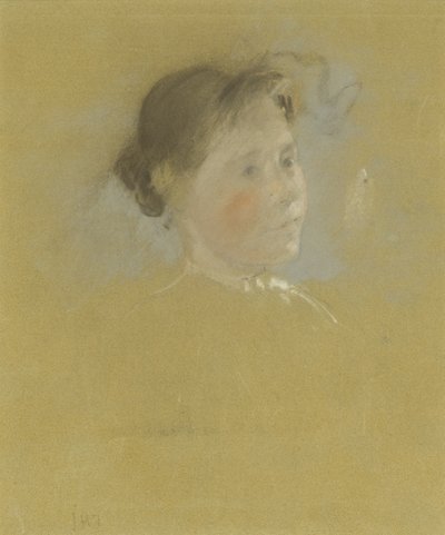 Studie eines Kopfes von John Henry Twachtman