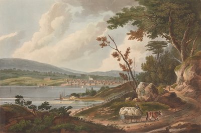 Newburg [Newburgh] Nr. 14 aus dem Hudson River Portfolio von John Hill