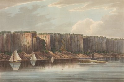 Die Palisaden Nr. 19 aus dem Hudson River Portfolio, 1823-24 von John Hill