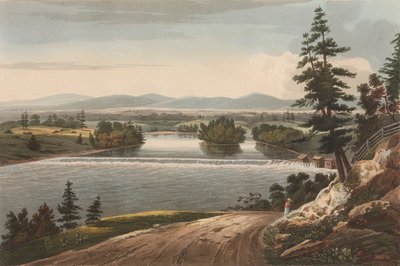 Ansicht in der Nähe von Sandy Hill Nr. 7 aus dem Hudson River Portfolio von John Hill