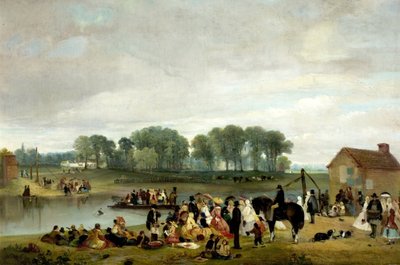 Wilford-Fähre, Nottingham (Das Kirschessen) von John Holland