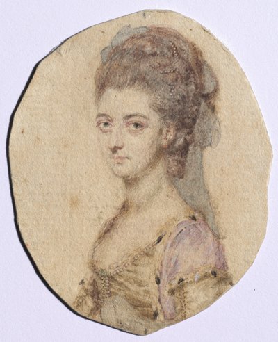 Porträt von Charlotte Bertie, geb. Warren, 4. Gräfin von Abingdon, 1778 von John I. smart