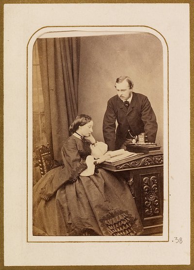 Prinz & Prinzessin Louis von Hessen von John Jabez Edwin Mayall