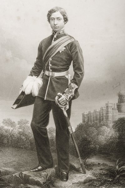 Albert Edward (1841-1910), graviert von D.J. Pound nach einem Foto, aus 