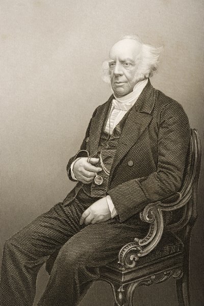 Andrew Reed (1788-1862) graviert von D.J. Pound nach einem Foto, aus 