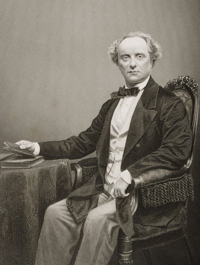 Charles John Kean, graviert von D.J. Pound nach einem Foto, aus 