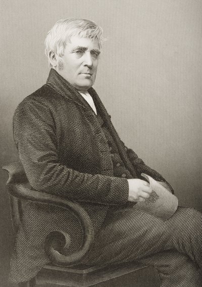 Joseph Sturge, graviert von D.J. Pound nach einem Foto, aus 