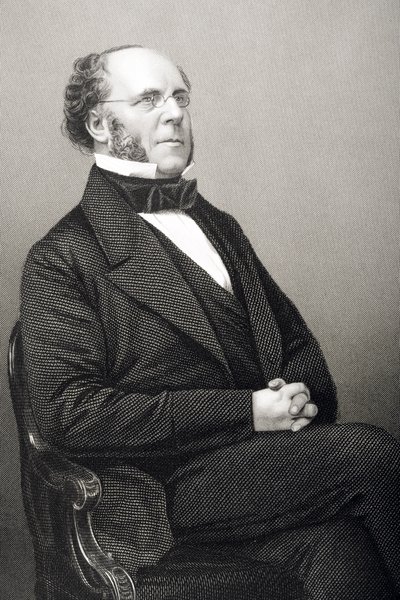 Matthew Talbot Baines, graviert von D.J. Pound, aus 