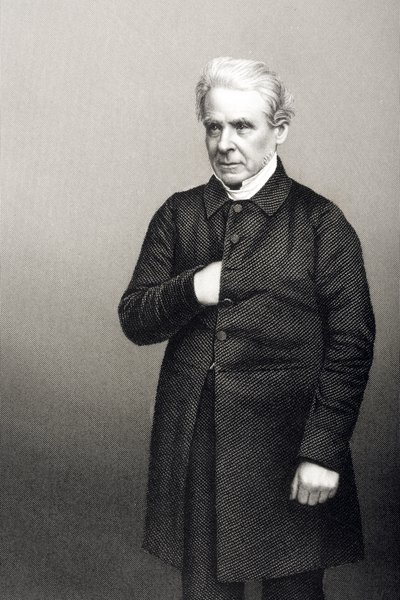 Reverend Thomas Dale (1797-1870), graviert von D.J. Pound nach einem Foto, aus 