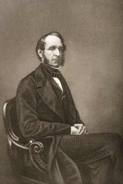 Robert Grosvenor (1801-93), graviert von D.J. Pound nach einem Foto, aus 