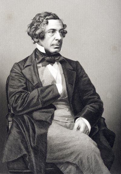Samuel Warren (1807-77) graviert von D.J. Pound nach einem Foto, aus 