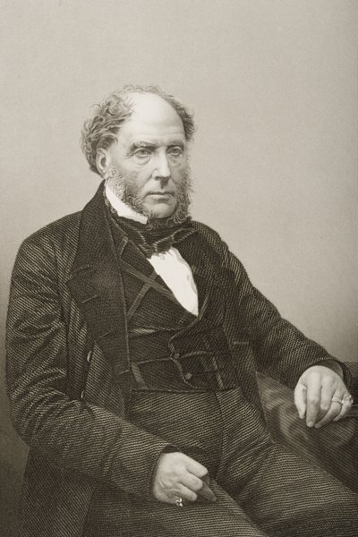 Sir Archibald Alison (1792-1867) graviert von D.J. Pound nach einem Foto, aus 