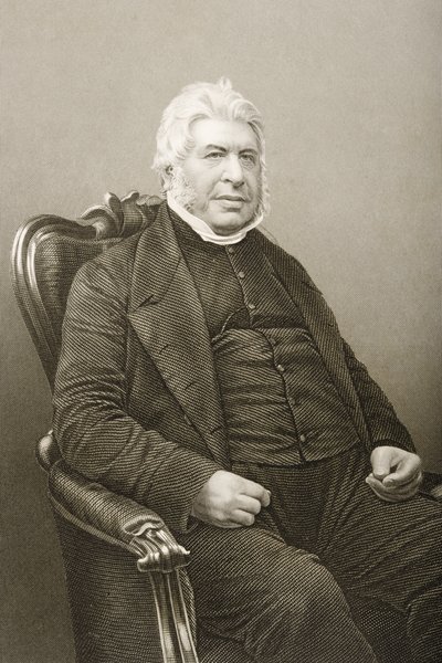 Walter Farquhar Hook (1798-1875) graviert von D.J. Pound nach einem Foto, aus 