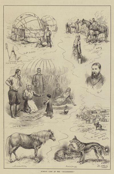 Russisches Lager bei den Healtheries von John Jellicoe