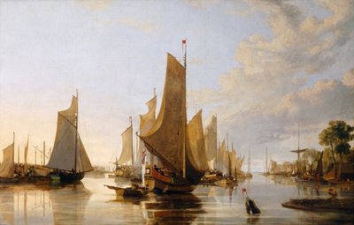 Das Yarmouth Water Frolic, ca. 1821 von John & John Berney (1794 1842) Crome
