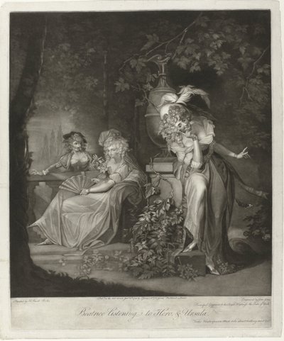 Hero und Ursula werden von Beatrice belauscht von John Jones