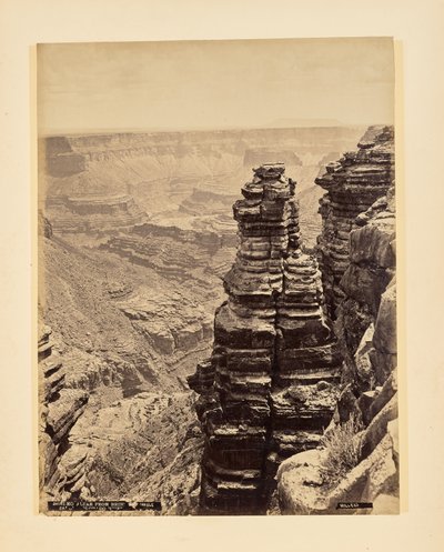Shini-Mo-Altar am Rand des Marble Canyon, Colorado River von John K. Hillers