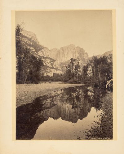 Yosemite-Wasserfälle, Klippe, Kalifornien von John K. Hillers
