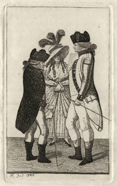 Captain Page; Captain Vicars; mit einem Bewunderer von John Kay von John Kay