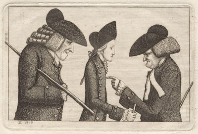 Henry Home, Lord Kames; Hugo Arnot; James Burnett, Lord Monboddo von John Kay von John Kay