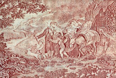 Der Tanz und Die Abreise Illustrationen aus Das verlassene Dorf von John Keyse Sherwin