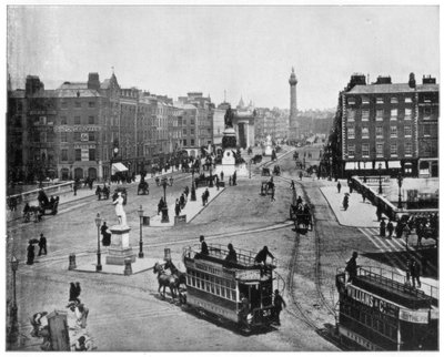 Sackville Street, Dublin, Ende des 19. Jahrhunderts von John L. Stoddard