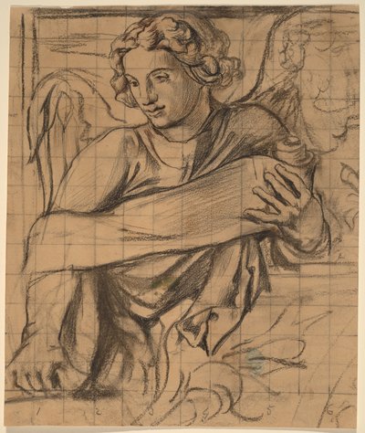 Engel - Wandgemälde der Dreifaltigkeitskirche von John La Farge or Lafarge
