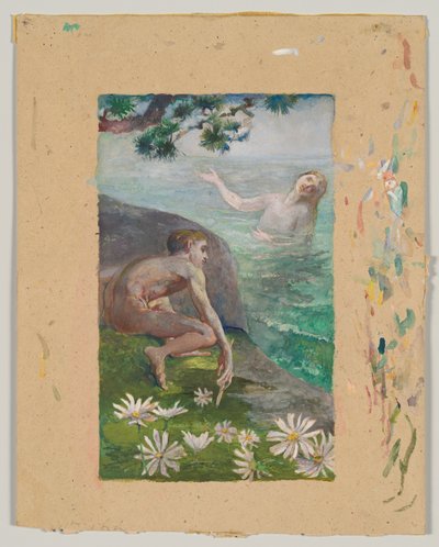 Lied der Sirene, ca. 1883-84 von John La Farge or Lafarge