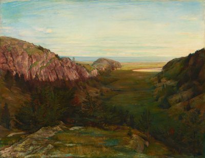 Das letzte Tal - Paradiesfelsen von John La Farge or Lafarge